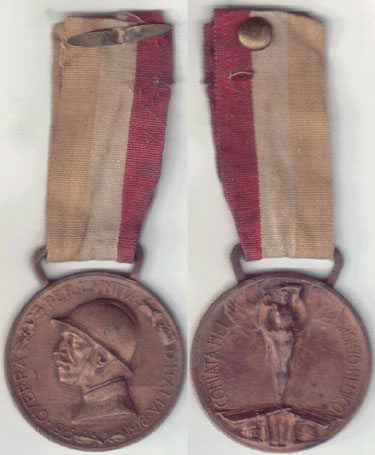 1915-18 Italy WW1 Victory-Unification Medal